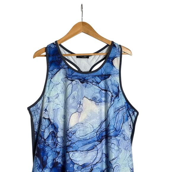 LoveU.Dear Women's Twisted Racerback Scoop Fitness Tank Top Size XL Multi NWOT - Picture 2 of 6